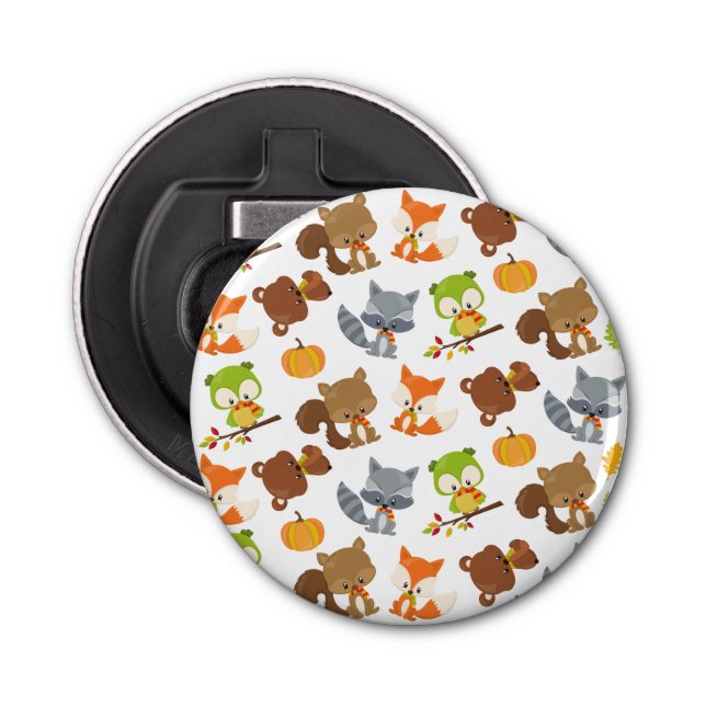 Skogsdjur, trädjur, skogsdjur, alla djur flasköppnare (Framsidan)