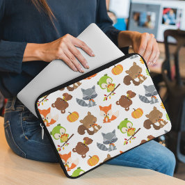 Skogsdjur, trädjur, skogsdjur, alla djur laptop fodral