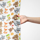 Skogsdjur, trädjur, skogsdjur, alla djur sjal<br><div class="desc">Cute,  roligt och det vackra mönster med skogsdjur,  pumpor och löv. Modern gåva och trendig,  perfekt för djurälskaren i ditt liv.</div>