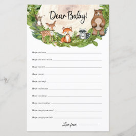 Skogsdjur träsegment Bästa Baby Önskemål