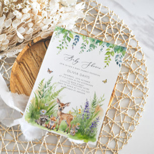 Skogsdjur, Vild en babyskal Inbjudningar