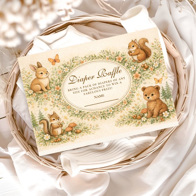 Skogsdjurs blöjlotteri tilläggskort (Skapare uppladdad)