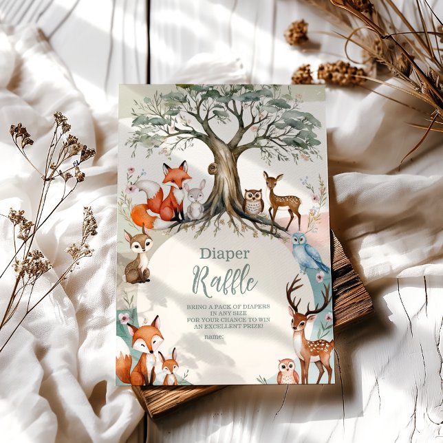 Skogsdjurs blöjlotteri tilläggskort (Skapare uppladdad)