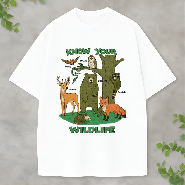 Skogsdjursdjur Varelse Utbildande outfit T Shirt (Skapare uppladdad)