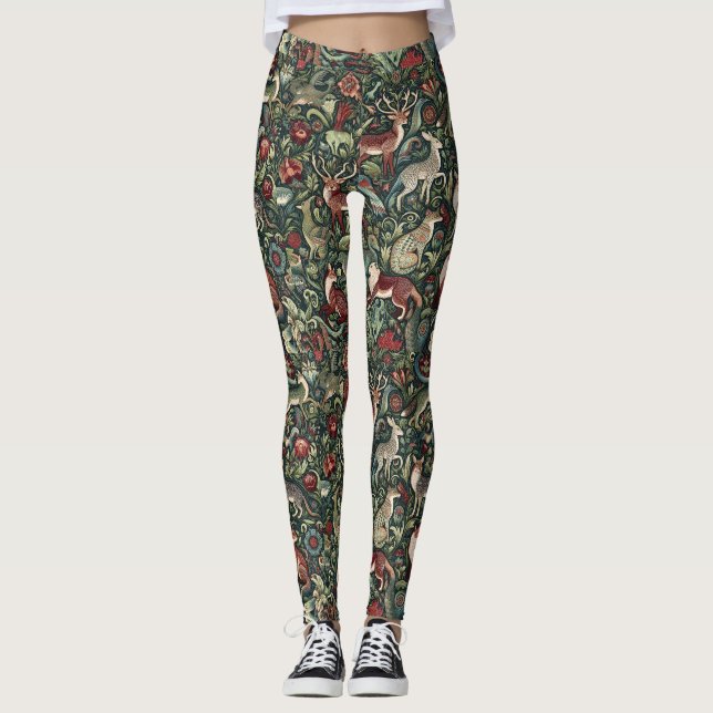 Skogsdjursfoder Leggings (Framsida)