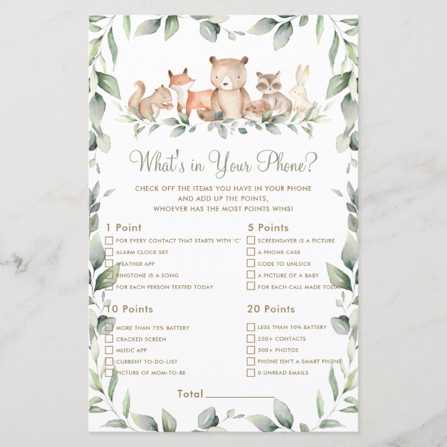 Skogsdjursgrej i ditt Mobila spel (Framsida)