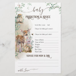 Skogsdjurskog, grönt babyvilt