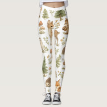 Skogsdjursleggings