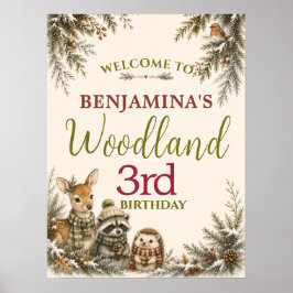 Skogsdjursvänner i hjortskogen firar 3-årsdag vint poster