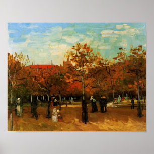 Skogsdungen Boulogne av Van Gogh, Poster