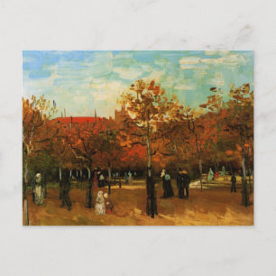 Skogsdungen Boulogne av Van Gogh, Vykort