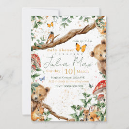 Skogsdyrsäventyr 2 bakre val inbjudningar