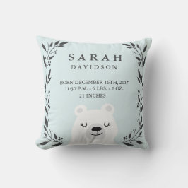 Skogsfågelvilt - Bear Nursery Pillow Kudde