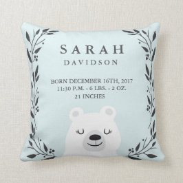 Skogsfågelvilt - Bear Nursery Pillow Kudde