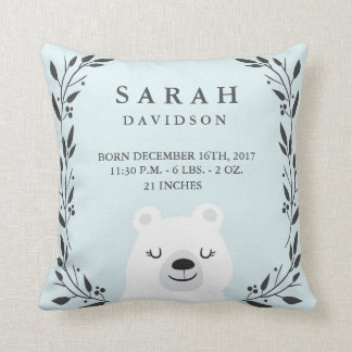 Skogsfågelvilt - Bear Nursery Pillow Kudde