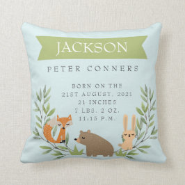 Skogsfåglarnas Personlig Nursery Pillow Kudde