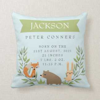 Skogsfåglarnas Personlig Nursery Pillow Kudde