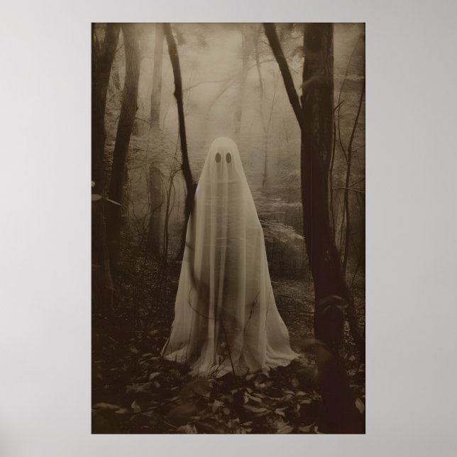Skogsfantom Fotografi Tryck Mörkt (Framsidan)