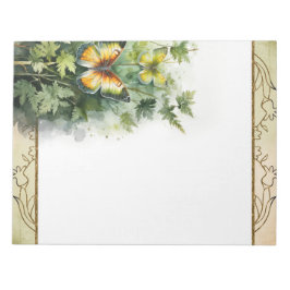 Skogsfjärilsträd, naturen för det Anteckningsblock