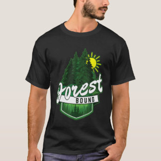 Skogsgräns Vandringsläger Kom Ut 2 T Shirt