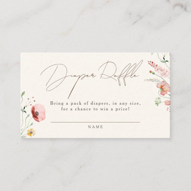 Skogsgrey Bear Boy Shower Raffle Tilläggskort (Framsida)