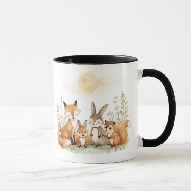 Skogsharmoni-mugg – Mysiga Kind_Ones skogsillustra Mugg (Höger)