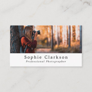 Skogshets, fotograf, fotografi visitkort