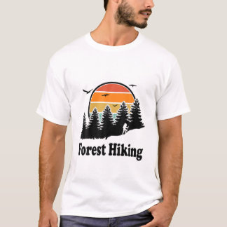 Skogshistorknaturen Älskare Baksäckspackning H T Shirt