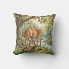 Skogshjort Mamma & Barn Barn Kudde