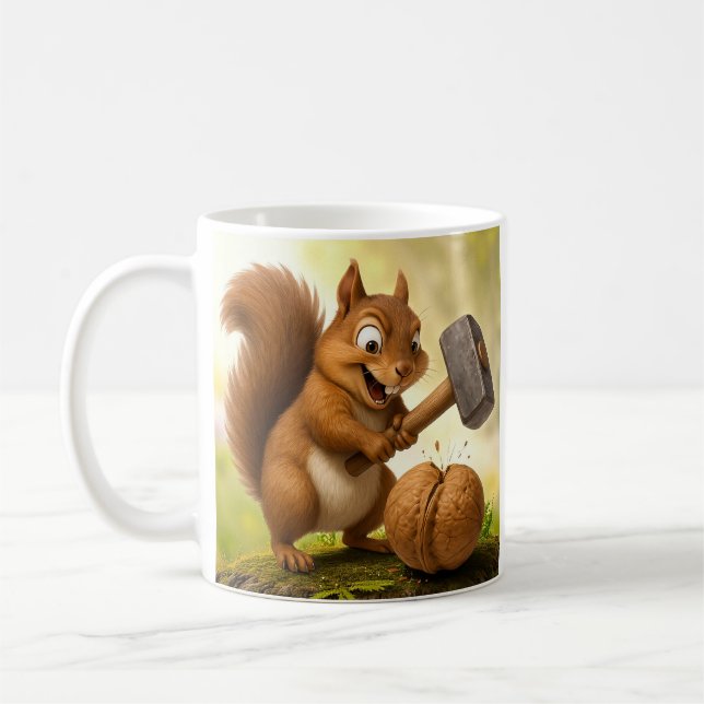 "Skogshörnknäckare Kaffemugg (Vänster)