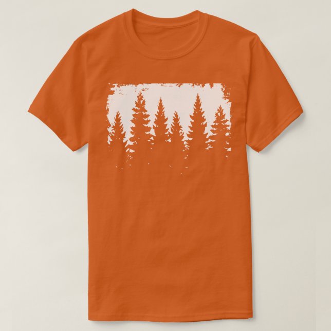 Skogsilhuett 5 t shirt (Design framsida)