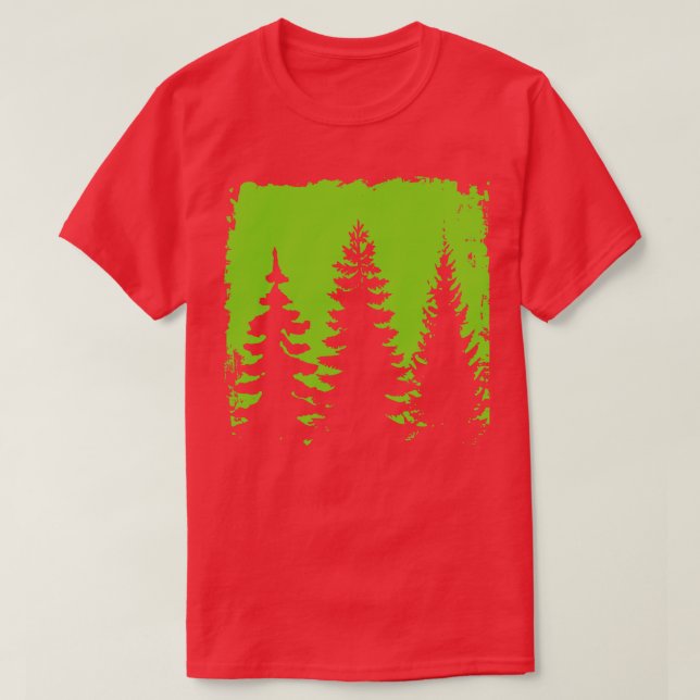 Skogsilhuett 7 t shirt (Design framsida)