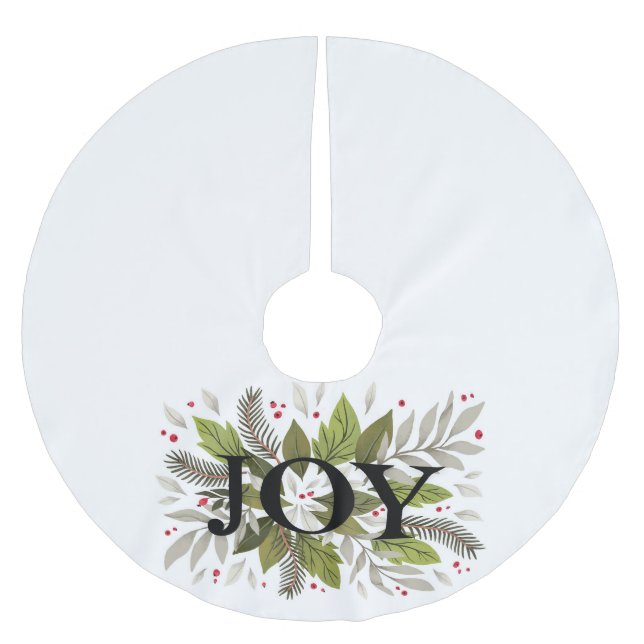 Skogsinspirerad kransdesign - Julgranens matta Julgransmatta Borstad Polyester (Framsidan)
