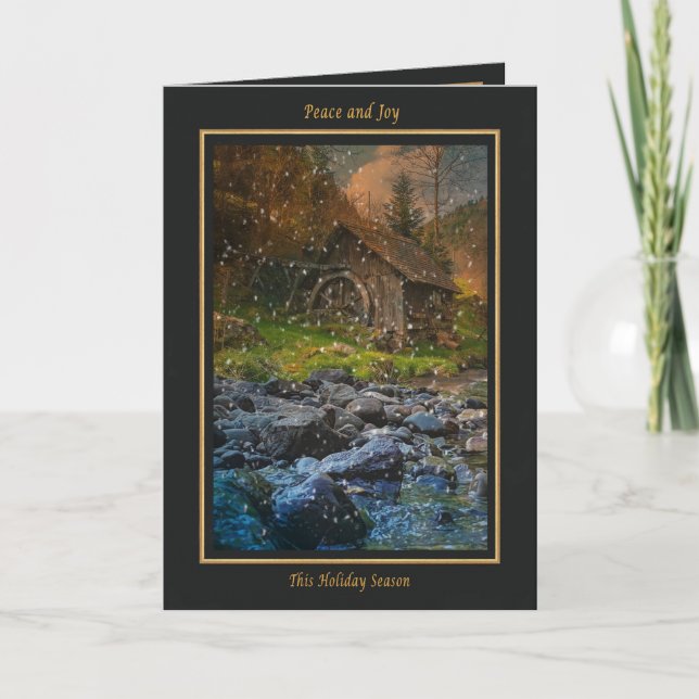 Skogsjul Helgkort (Framsida)