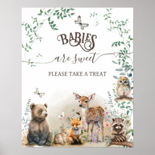 Skogskädda (greenery Baby Shower treat) Poster