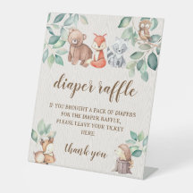 Skogskäddduschdisketter - raffskylt