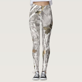 Skogskamouflage Mönster Leggings