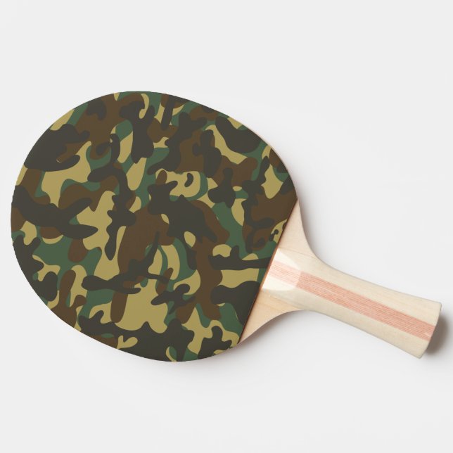 Skogskamouflage  pingisracket (Sidan)