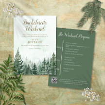 Skogskampen i Rustic Woodland Bachelorette Helg