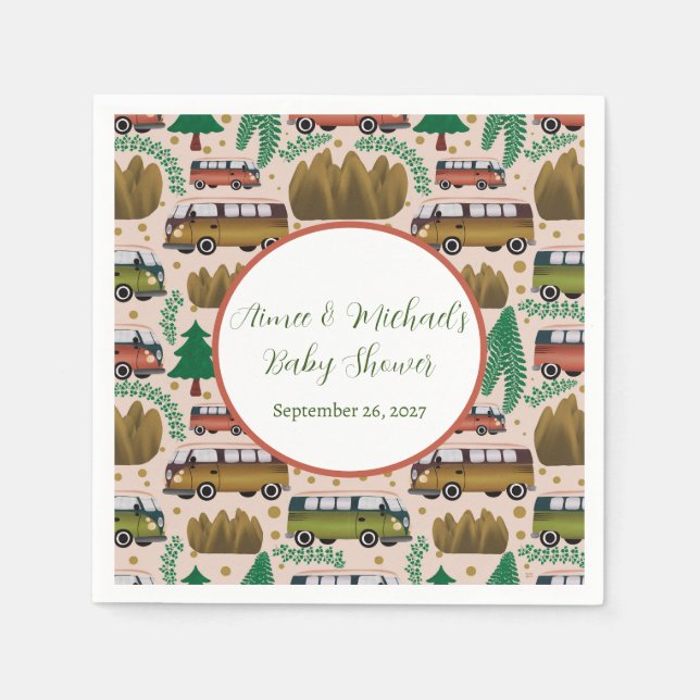 Skogskamper i Flicka Pappersservett (Framsidan)