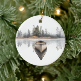 Skogskanoe Rund Juldekoration