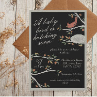 Skogskardinal Bird Nest Baby Shower