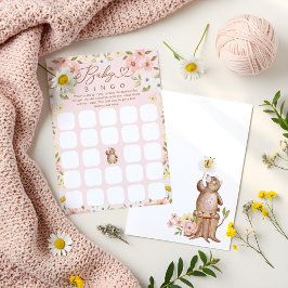 Skogskassakort för Bingo Flicka Inbjudningar