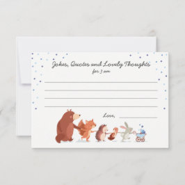 Skogskirdusch Boy Blue Diaper-jaktkort Rådkort