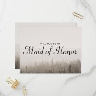 Skogskött liggande Maid of honor Frieri Inbjudan Vykort