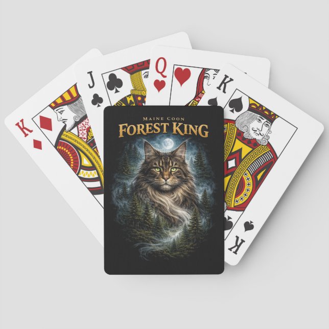 Skogskung Casinokort (Baksidan)