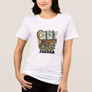 “Skogskung Jaguar – Majestätisk Wildlife T-shirt” T Shirt