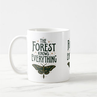 Skogskunskap Kaffedesign för Häxor Kaffemugg
