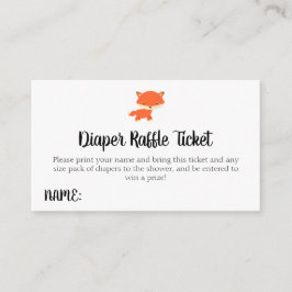 Skogskuvel - daggaffel Raffle Biljett Tilläggskort