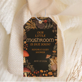 Skogskuvusen för myshroom Woodland Animal Forest B Presentetikett